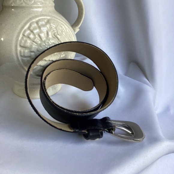 Michael Kors Black Leather Belt - Picture 2 of 3